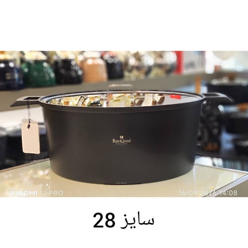 قابلمه چدن تک راکلند مدل جرمنی سایز 28