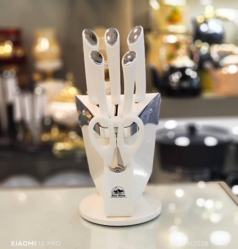 ست کارد آشپزخانه‌ نیوهوم پایه گردون آلمان NEW HOME
