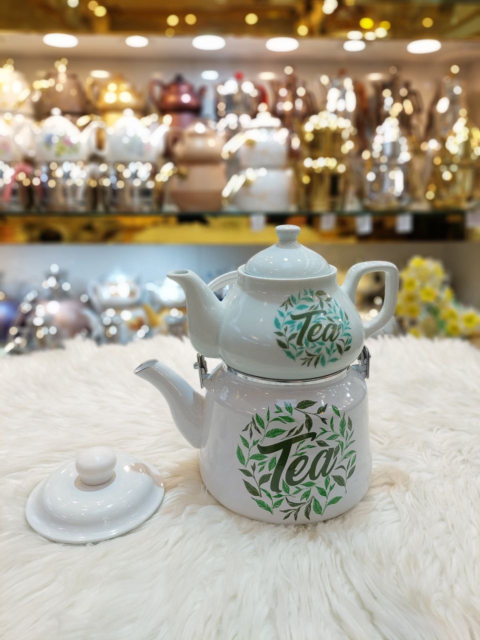 کتری قوری ایرانی برند لایت طرح tea