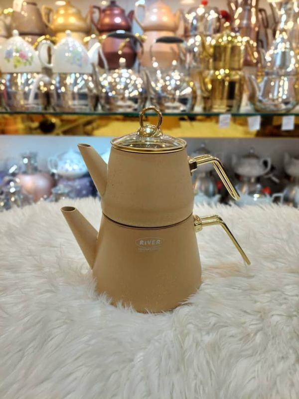 کتری قوری گرانیتی ریور طرح استوانه