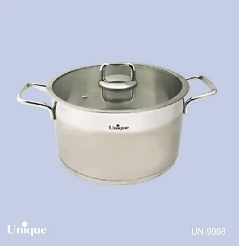 قابلمه تک استیل سایز 28 (فلت) یونیک کد UN-9908