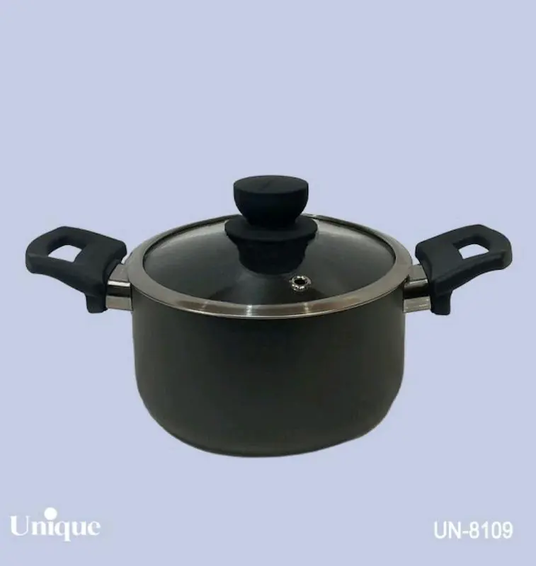 قابلمه تک سایز 28کف گرانیت مشکی یونیک کد UN-8109