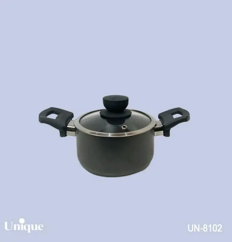 قابلمه تک سایز 14 کف گرانیت طوسی تیره یونیک کد UN-8102