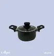 قابلمه تک سایز 14 کف گرانیت مشکی یونیک کد UN-8101