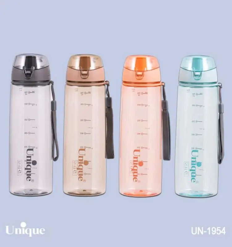 بطری آب پلاستیکی 820میل یونیک کد UN-1954