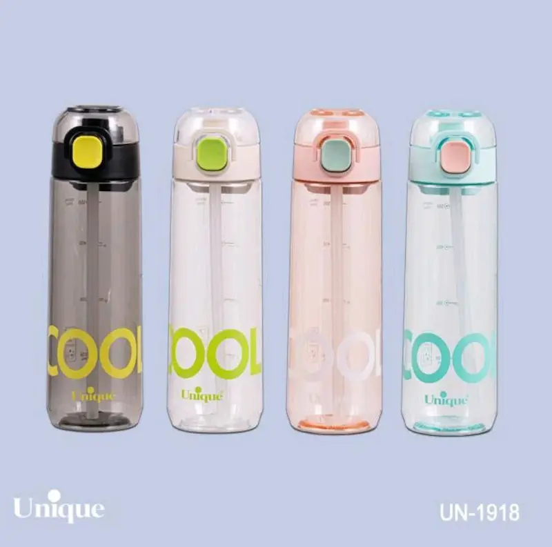 بطری آب پلاستیکی 680میل یونیک کد UN-1918