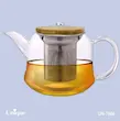 قوری پیرکس 1000میلی درب بامبو یونیک کد UN-7968