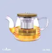قوری پیرکس 1000میلی درب بامبو یونیک کد UN-7962