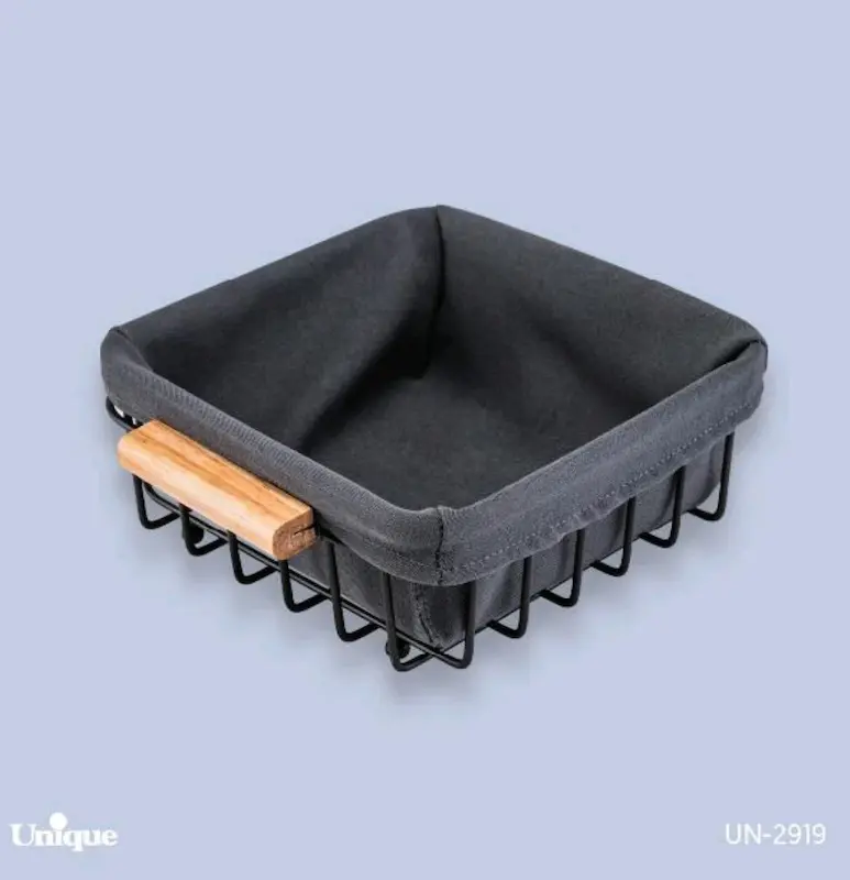 سبد نان کوچک مربع پارچه یونیک کد UN-2919
