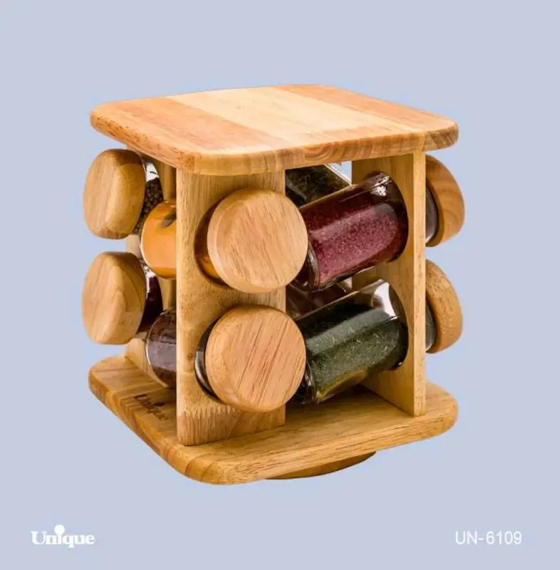 ست ادویه 8تایی گردون ایستاده مربع یونیک کد UN-6109