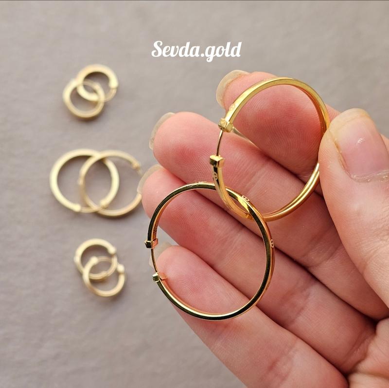 گوشواره حلقه ای لاو