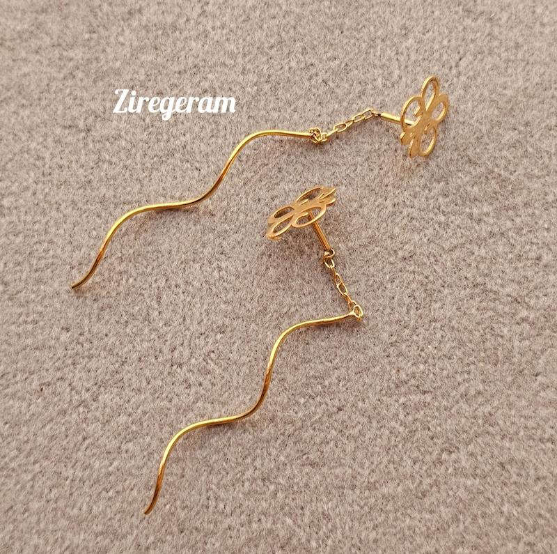 گوشواره کرلی شاپرک