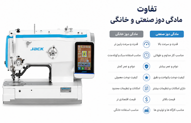 تفاوت مادگی دوز صنعتی و خانگی