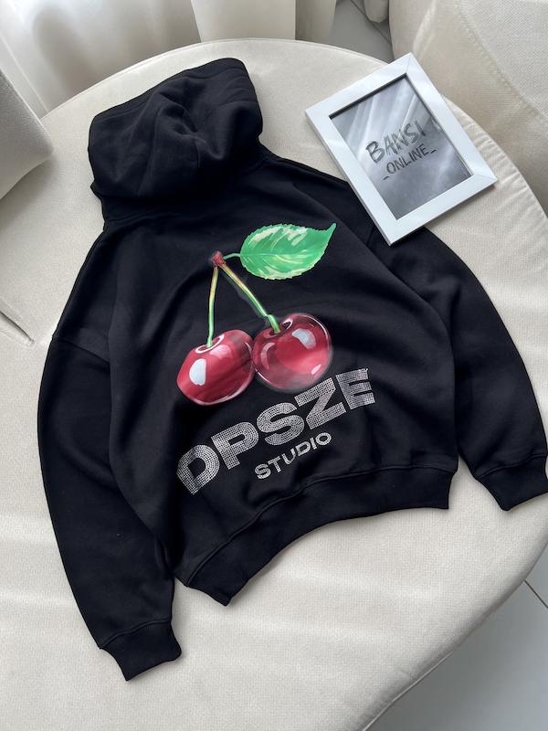 هودی باکیفیت وارداتی Drop size نگینی🍒