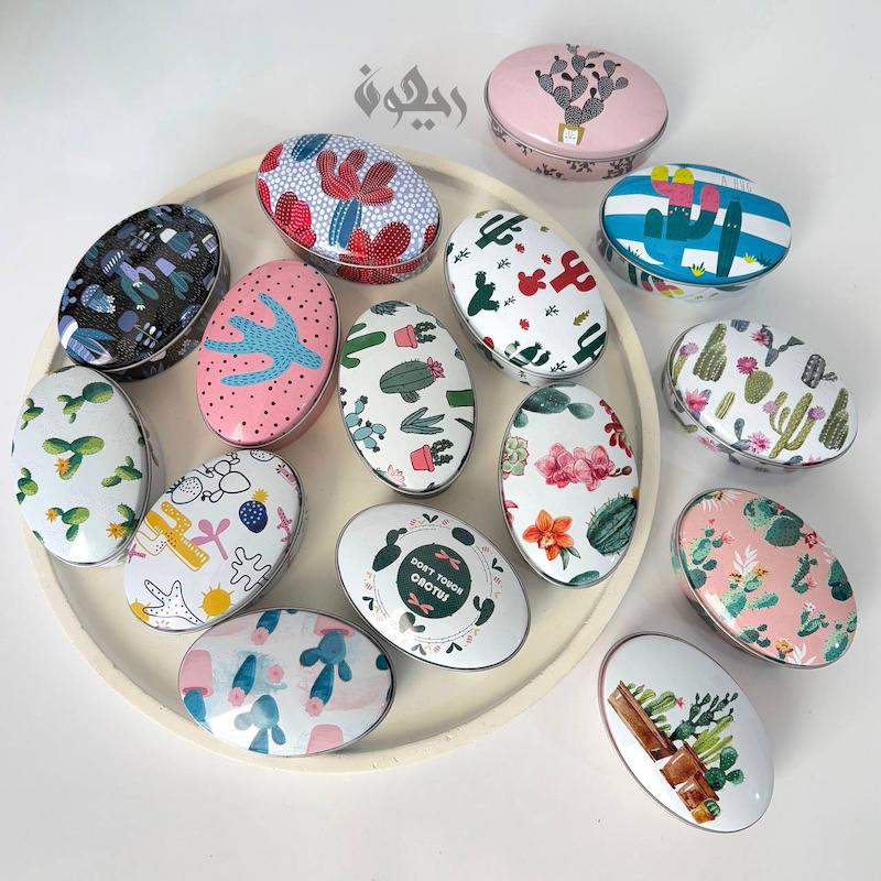 قوطی فلزی بیضی