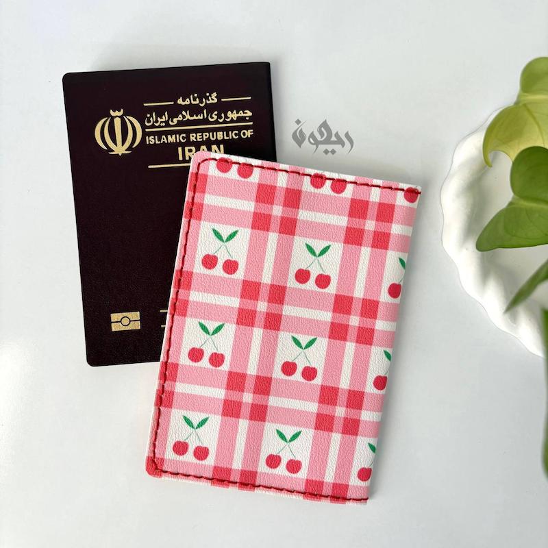 کاور چرمی شناسنامه و پاسپورت