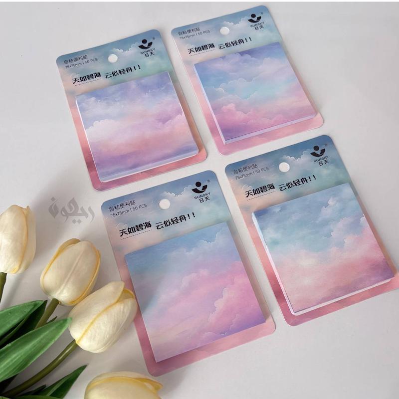 استیک نوت آسمان ابری