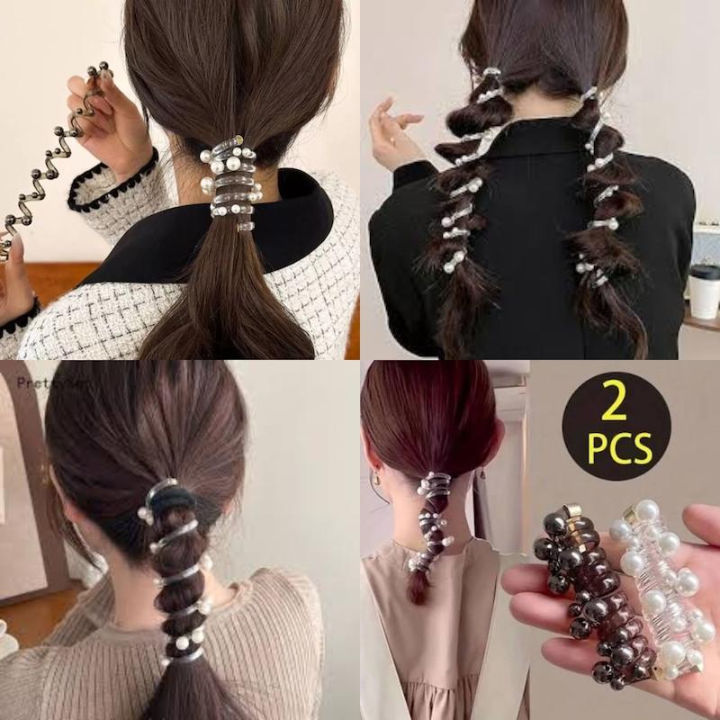 کش سیم تلفنی دو سر باز مرواریدی