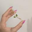 گلسر مجلسی کریستالی طرح گل لاله