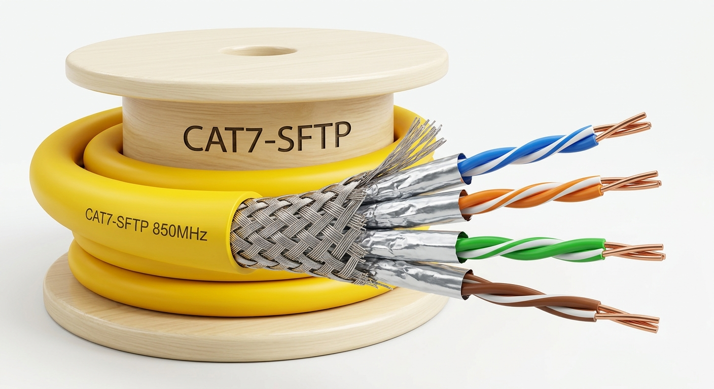 کابل شبکه لگراند CAT7 SFTP باروکش LSZH