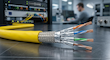 کابل شبکه لگراند CAT7 SFTP باروکش LSZH
