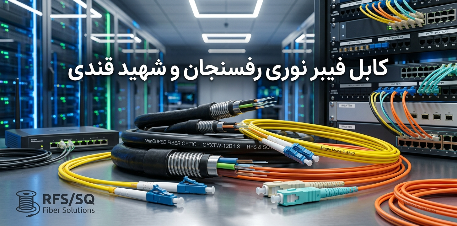 کابل فیبرنوری قندی