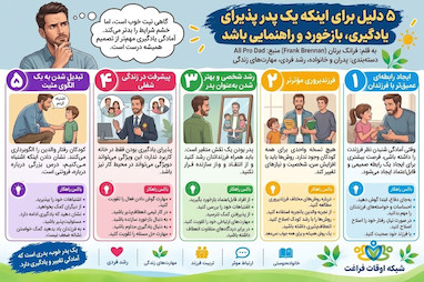 ۵ دلیل برای اینکه پدری پذیرای یادگیری و راهنمایی باشیم