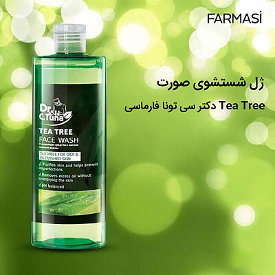 ژل شستشوی صورت Tea Tree دکتر سی تونا فارماسی 225ml