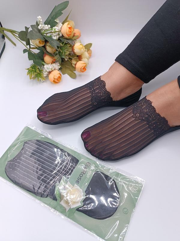 جوراب مجلسی زیرقوزکی توری کالجی/ کد 815