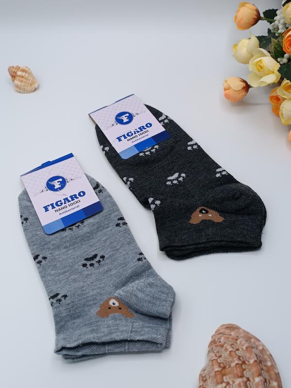 جوراب مچی فیگارو طرح تدی / کد 818