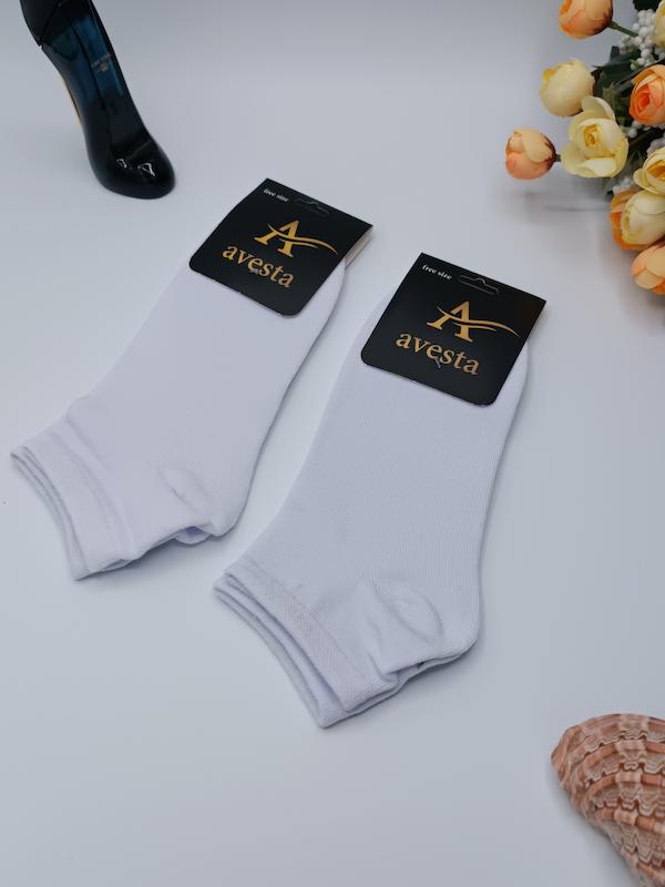 جوراب مچی زنانه   طرح سفید و سیاه اوستا/ کد ۸۴۲