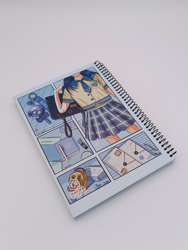 دفتر سیمی جلد سخت 