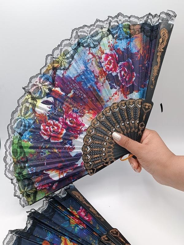 بادبزن مشکی کد 707