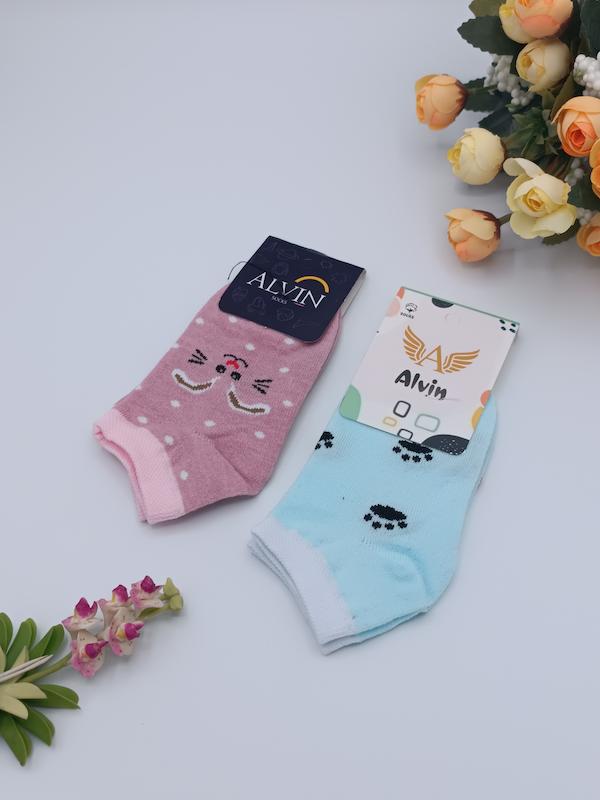 جوراب بچگانه آلوین سایز 2/ کد 801