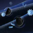 هدفون بلوتوثی برند کیو سی وای مدل T13 ANC2 با نویز کنسلینگ فعال (ANC)، نویز کنسلینگ میکروفون (ENC) و پخش صدای محیطی (Transparency)، درگاه شارژ USB Type-C، با قابلیت اتصال به چند دستگاه، کنترل لمسی، مقاوم در برابر آب و گردوغبار