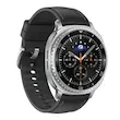 ساعت هوشمند سامسونگ مدل Galaxy Watch 8 Classic قاب 46 میلی‌متری فولاد ضدزنگ با بند چرمی، صفحه نمایش 1.34 اینچ Super AMOLED، مقاومت در برابر آب و خط و خش، سنسورهای سلامت کامل، GPS دو بانده و شارژ بی‌سیم