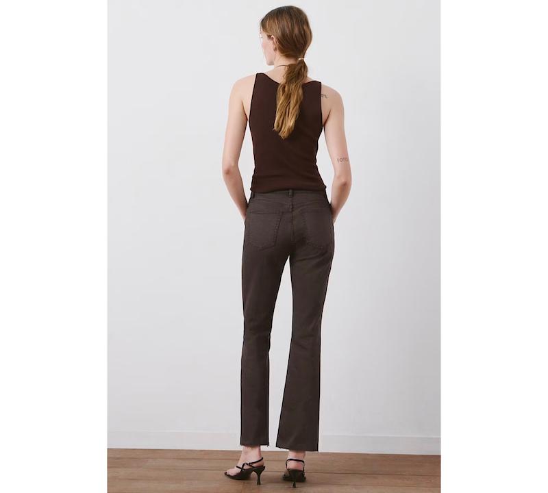 شلوار جین crop flare