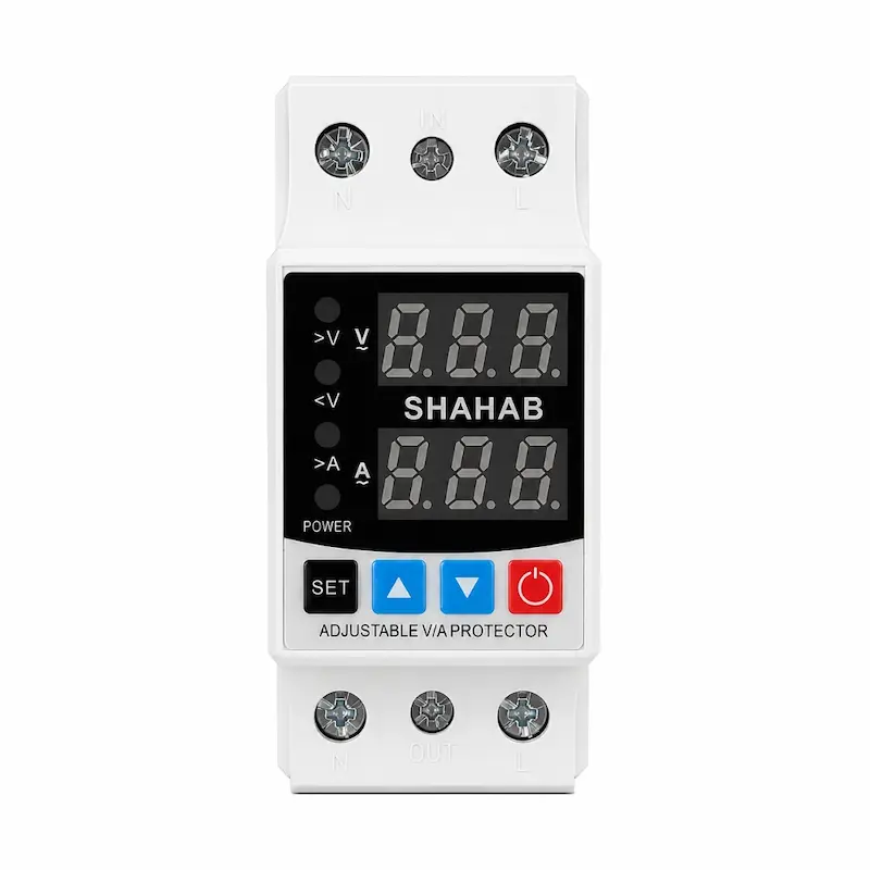 محافظ ولتاژ و جریان 63 آمپر شهاب