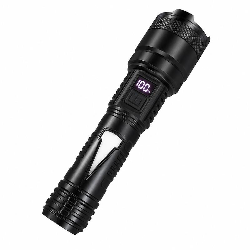 چراغ قوه دستی شارژی بدنه پلاستیک ABS شهاب