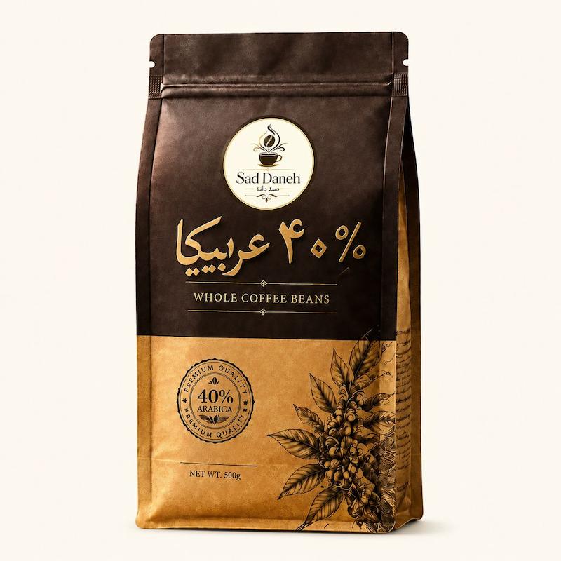 قهوه ۴۰ درصد عربیکا 