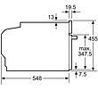 فر مایکروویو کامپکت توکار بوش مدل BOSCH CMG7241B1