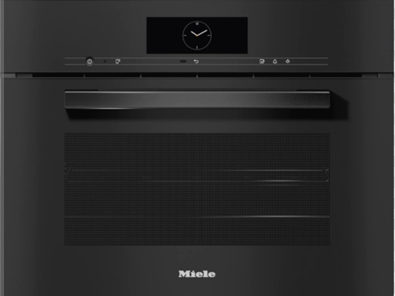 فر کامبی ۲۴اینچ XL Miele مدل DGC 7840 VitroLine Obsidian black میله