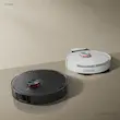 دو رنگ سفید و مشکی جاروبرقی رباتیک شیائومی مدل S20 Plus در کنار هم.