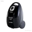 نمای سه رخ از جاروبرقی پاناسونیک مدل MC-CG713 در رنگ مشکی و خاکستری.
