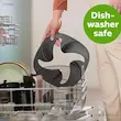 قابلیت شستشوی قطعات سرخ کن بدون روغن فیلیپس مدل HD965091 در ماشین ظرفشویی.