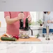 استفاده از غذاساز گوشت کوب برقی براون مدل MQ 7075x برای ورقه کردن کدو.