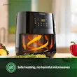 دیاگرام گرافیکی سرخ کن بدون روغن فیلیپس مدل HD9270 که گردش هوای داغ RapidAir را نشان می‌دهد.