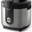 نمای نزدیک از پنل کنترل پلوپز فیلیپس مدل HD3138 با دکمه‌های Cook و Warm و چراغ‌های نشانگر روشن.