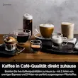 پوستر "کیفیت کافه در خانه" اسپرسوساز نینجا مدل ES501 با نمایش انواع نوشیدنی‌های قهوه مانند اسپرسو مارتینی و آفوگاتو.