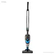 جاروبرقی عصایی بیسل مدل 2024E با طراحی باریک و رنگ مشکی-آبی از نمای مستقیم.